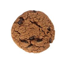 whole chocolate chip cookie isolated photo