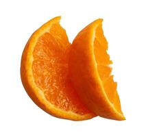 whole fresh orange isolated element photo