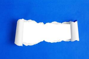 hole torn paper copy space photo