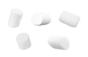 set of marshmallow isolated photo