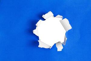hole torn paper copy space photo