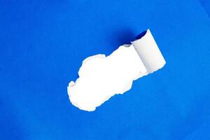 hole torn paper copy space photo