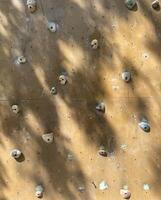 Rock climbing on the wall for background photo