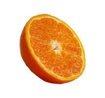 whole fresh orange isolated element photo