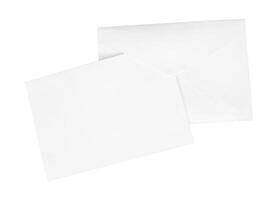 blank envelope for mockup isolated photo