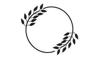 frame pattern design leaf plant flower blossom botany black color mockup empty blank tree branch nature border forest foliage wedding dating romantic banner poster graphic design frame advertisement vector