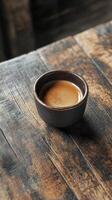 Warm coffee in a cozy setting by the window during a quiet morning photo