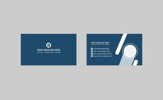 Simple and Editable Professional Business Card vector