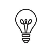 Premium bulb icon design with Idea vibes vector