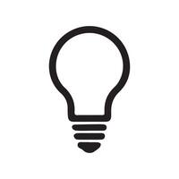 Bulb outline premium design for all work. vector