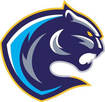 Dynamic Panther Mascot for Versatile Usage vector