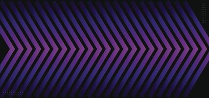 3D purple glow lines with gradient effect on black background vector