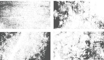 Grunge Grainy texture Set, Grunge overlay texture banner collection, Different types of texture stamps set, distressed, grunge collection, vintage set, texture, background vector