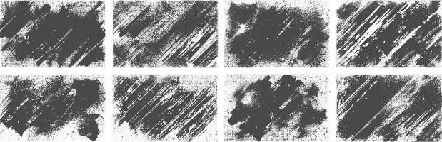 Grunge Distressed dirty textures Set, Grainy texture Set, Grunge overlay texture banner collection, vintage banners, Different types of texture stamps set, grunge collection vector