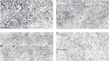 Abstract grunge dotted texture banner Set, Grunge overlay texture banner collection, distressed, Different types of texture stamps set, grunge collection, vintage line set vector