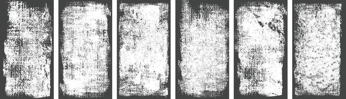 Abstract Grunge texture Set, Grunge overlay texture banner collection, Different types of texture stamps set, distressed, grunge collection, vintage set vector