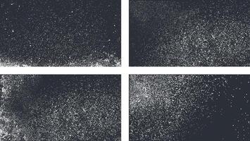 Grainy texture Set, Grunge overlay texture banner collection, Different types of texture stamps set. grunge collection, grunge, distressed, texture, background, vintage set vector
