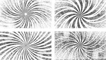Grunge curved ray textures distress texture Set, overlay texture banner collection, Different types of texture stamps, Grunge collection, grunge set vector