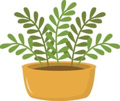 Grass on the Pot for Nowruz Day vector