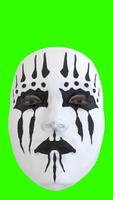 joey face mask with green background photo