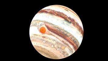 jupiter planet with black background photo