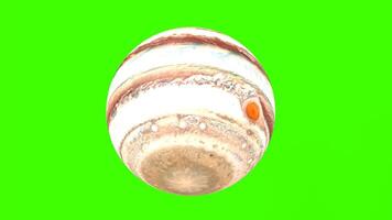 jupiter planet with green background photo