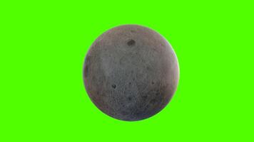 moon with green background photo