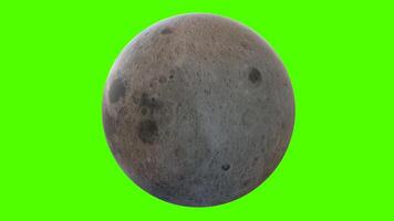moon with green background photo