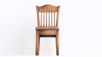 simple chair with white background photo