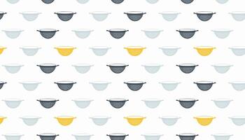 Pattern with colander on white background. vector