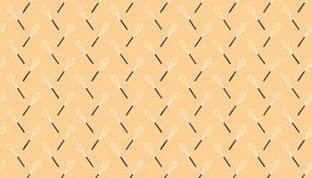 Pattern of wisk on a beige background vector