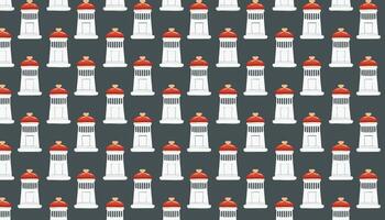 Pattern with spice rack or holder. illustration in flat style. vector
