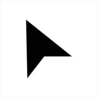 Pointer arrow icon design template vector