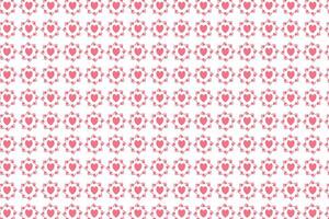 Valentine's Day Circle Patterns design vector