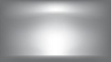 Abstract gray gradient background, light shines in a gray room. illustration. vector