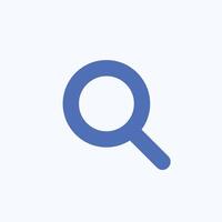 modern magnifying search icon web vector