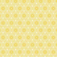 Intersecting Curved Lines and Circular Shapes Forming Seamless Geometric Ornament vector