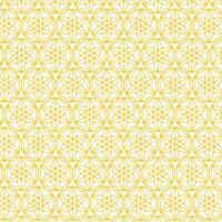Repeating Circle Motif with Interlocking Geometric Lines for Abstract Background vector