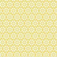 Repeating Circular and Geometric Shapes Forming Decorative Seamless Abstract Pattern vector