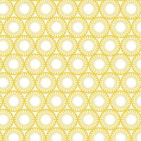 Seamless Circle Pattern with Geometric and Ornamental Design Elements for Decorative Use vector