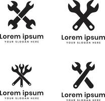 Tools Logo, setting symbol template design vector