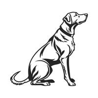 This bold black and white illustration showcases a Jack Russell Terrier in a dynamic pose, with one paw raised as if playing or interacting. vector