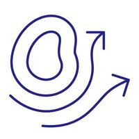 Air masses movement RGB color icon. Controlling atmospheric conditions. Aerology science research. Weather forecasting. Isolated illustration. Simple filled line drawing. Editable stroke vector