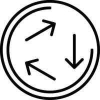 Confused Line Icon vector