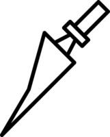 Coffee Scoop Line Icon vector