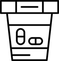 Supplements Line Icon vector