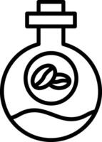 Coffee Science Line Icon vector