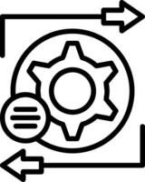 Agile Line Icon vector
