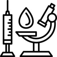 Laboratory Line Icon vector