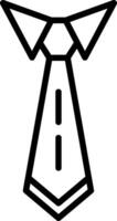 Tie Line Icon vector